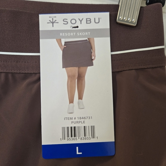 Soybu Women's Resort Skort Purple Size L NWT - Picture 4 of 15